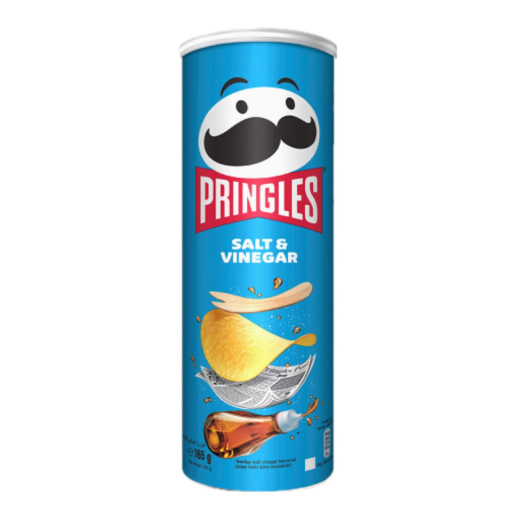 چیپس پرینگلز Pringles با طعم سرکه نمکی