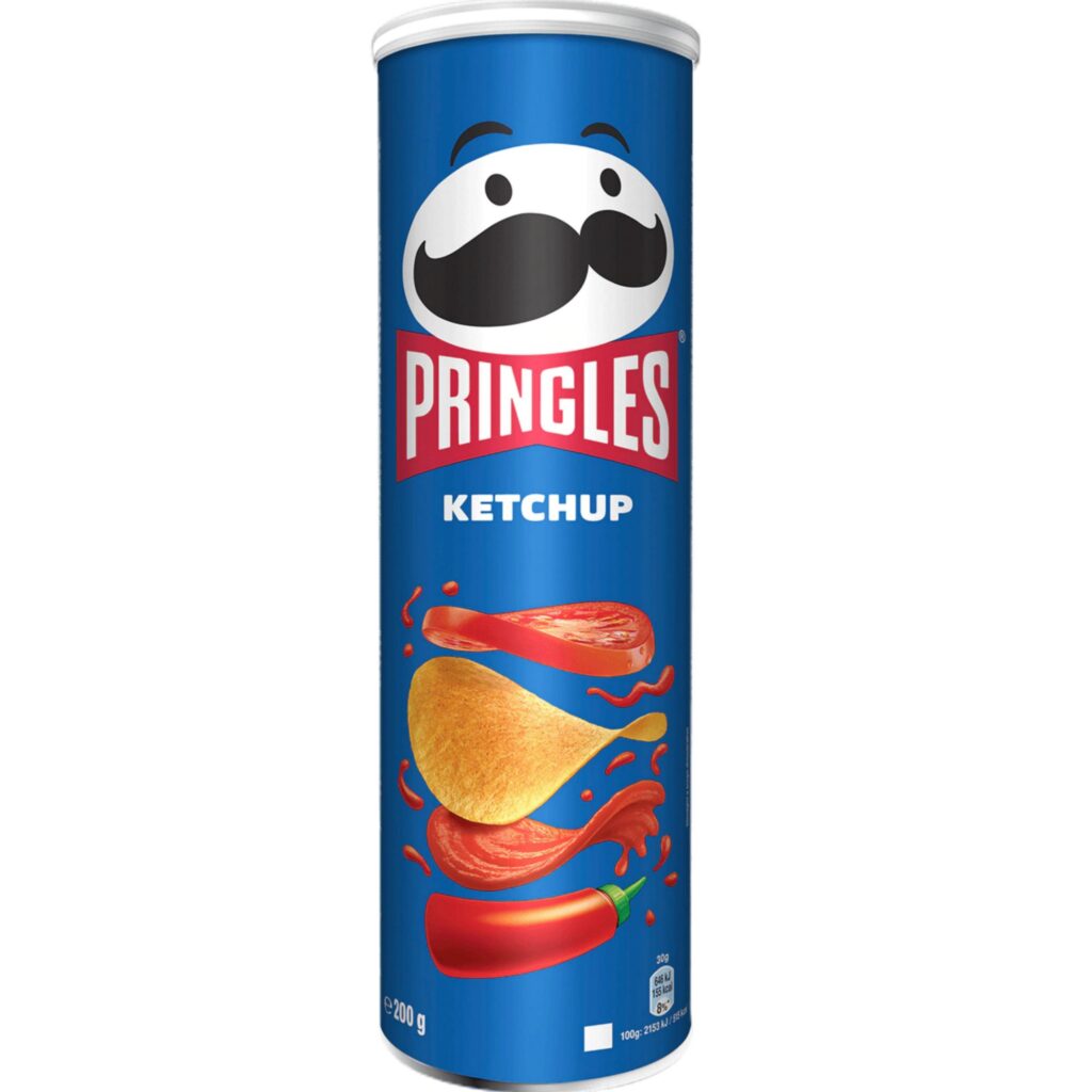 چیپس پرینگلز Pringles با طعم کچاپ.     