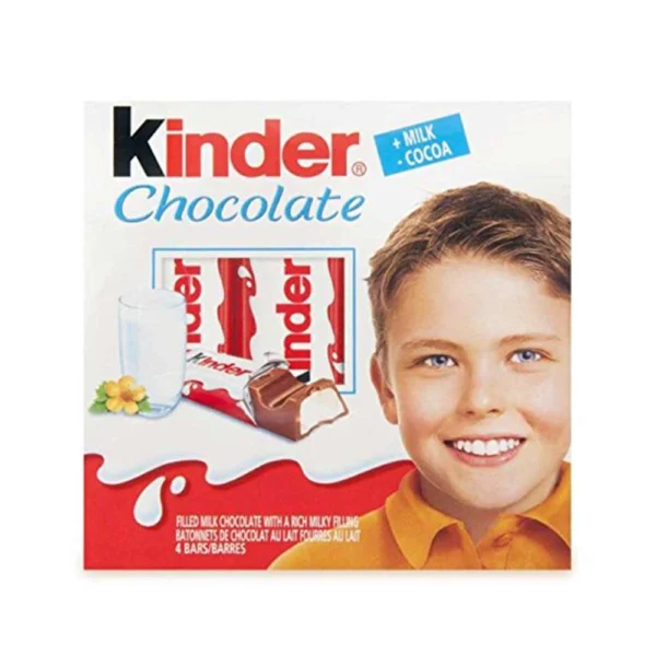 شکلات 4 عددی 50 گرمی کیندر (Kinder)